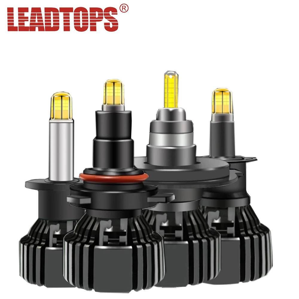 

2 шт., светодиодные лампы для противотуманных фар 9005, 9006, 18000LM, H8, H9, H11, 6000K