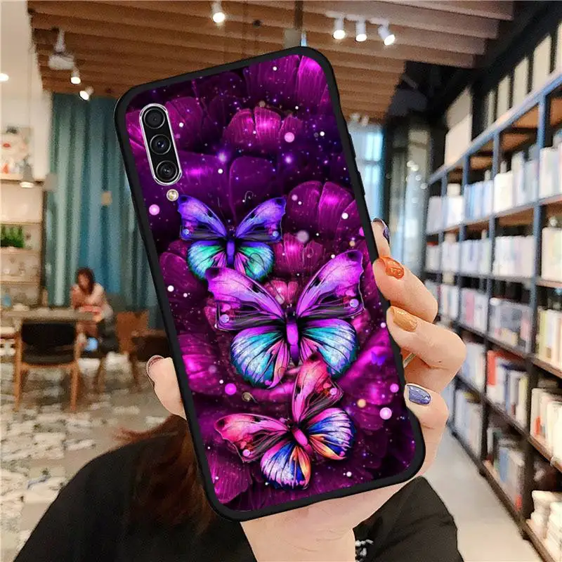 

Flower butterfly color is beautiful Phone Case coque For Samsung Galaxy A note S 9 10 40 50 71 30 21 s 20 E j4 plus M21 51
