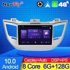 NaviFly новая 7862C 6G 128G Android 10 многофункциональная автомобильная интеллектуальная система для Hyundai Tucson 3 2015 - 2018 встроенный Carplay DSP GPS
