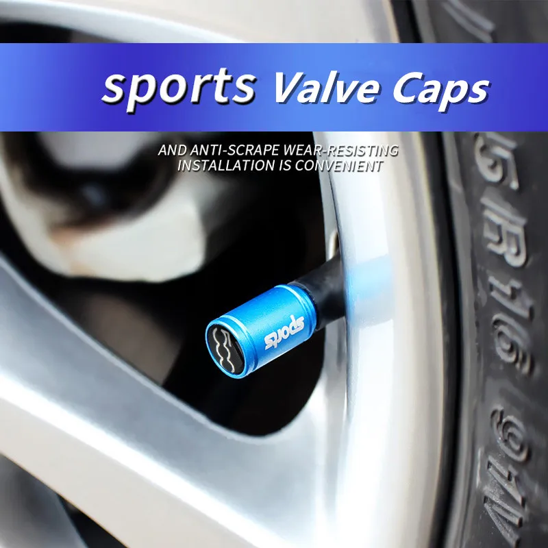 Колпачок штока клапана для стайлинга автомобиля Fiat 500 логотип Aegea Doblo Panda Uno Palio Tipo