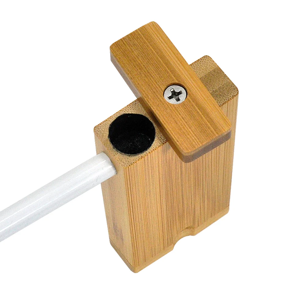 

COURNOT Natural Bamboo Dugout Case Box Large Multifunction Bamboo Dugout With Tobacco Pipe Bowl Include Metal One Hitter Pipe
