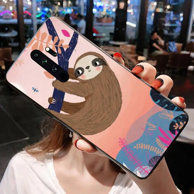 Ленивый Ленивец с мультяшным рисунком для Redmi 9A 9 8A Note 11 10 8 8T Pro Max K20 K30 K40 | Мобильные