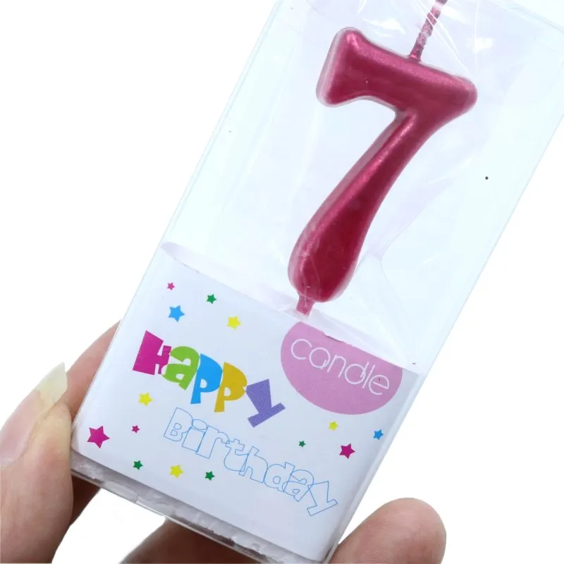 Цифровой мини Топпер для торта на день рождения 0 9|Товары украшения тортов| |