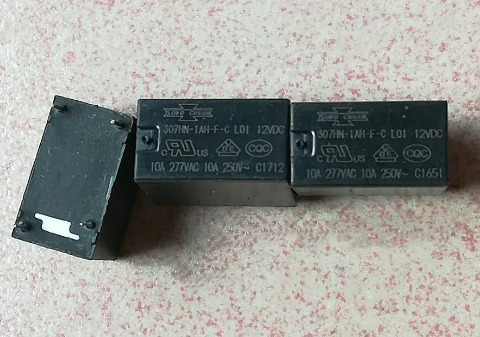 

10 шт./лот 100% оригинальное новое реле 307HN-1AH-F-C-12VDC 307hn-1ah f-c 24VDC 307HN 1AH F C 12V 24V 8PIN 8A реле сигнала