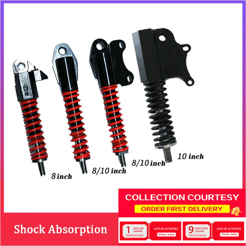 

Coolride Electric Scooter Front Wheel Shock Absorber 8 Inch 10 Inch Folding Bicycle Spring Shock Absorber for KuGoo M4, Etc