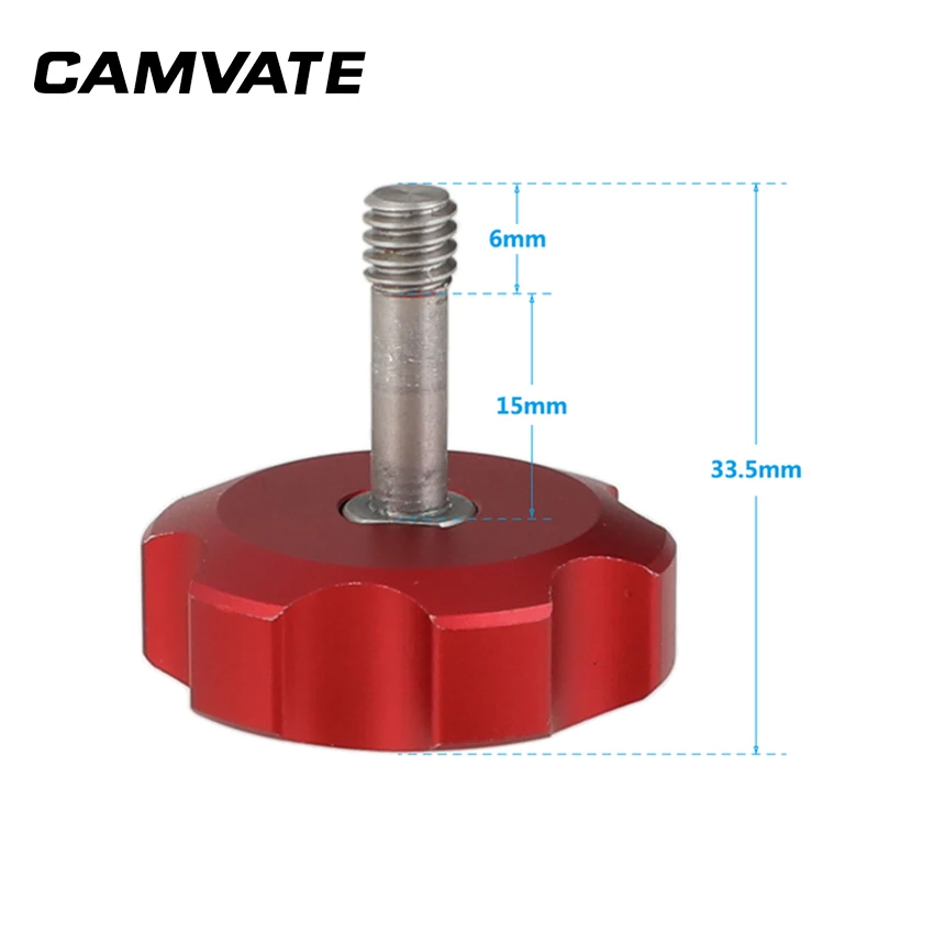 Сменная поворотная ручка CAMVATE 1/4 &quot 20 × 6 мм для сборки аксессуаров камеры