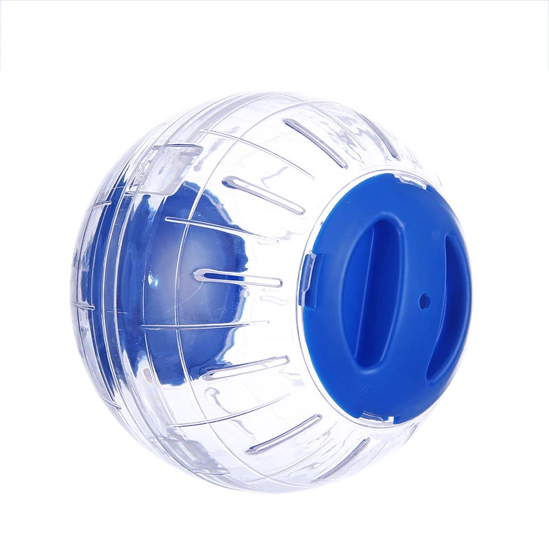 Blue Pet Забавные беговые шарики пластиковые для хомяка мяч для упражнений Шелковый Кристальный Медвежонок бегущий мяч игрушка-неваляшка прозрачное колесо поставки - Цвет: Blue