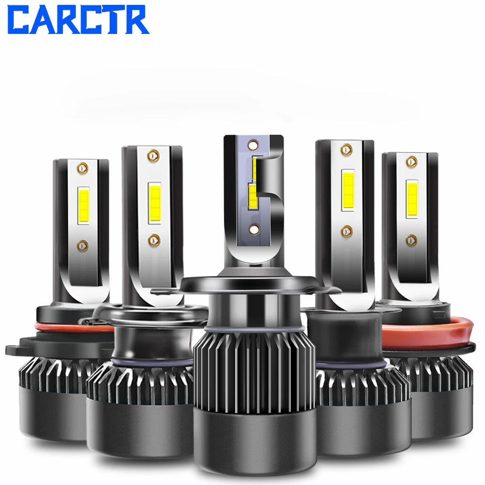 100 Вт Автомобильные Лампы для передних фар H4 светодиодный H7 лампы H11 H1 9005 9006 9012 12V