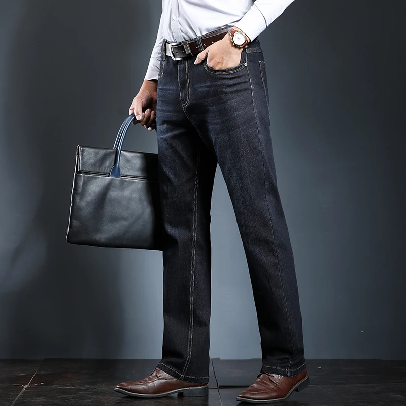 Мужские джинсы мужские Homme деним облегающие брюки прямые черные байкерские