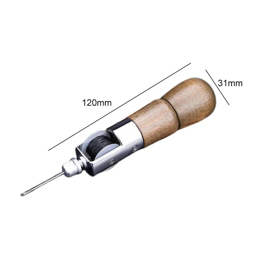 

Diy Handmade Leather Sewing Machine Leather And Fabric Sewing Awl Leather Craft Automatic Lock Stitch Quick Repair Tool