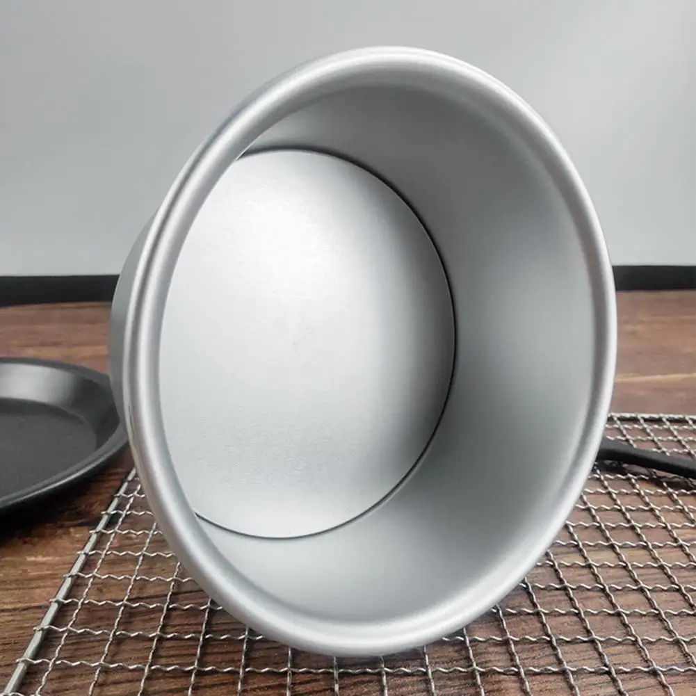 

60%HOT3Pcs/Set 2Inch Cake Baking Pan Useful Removable Bottom Aluminum Alloy Lightweight Round Cheesecake Pan for Baking