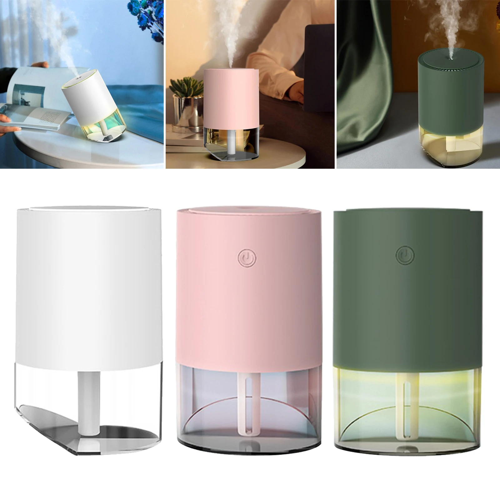 

390ml Portable USB Mini Car Home Humidifier Aroma Oil Diffuser Mist Purifier