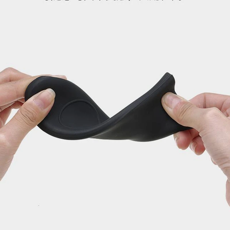 2 шт силиконовый нескользящий Горячая ручка держатель Теплоизоляционный горшок