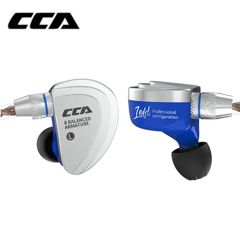 Гарнитура для наушников CCA C16 8BA привод Hi Fi Мониторинг в ушах наушники 8