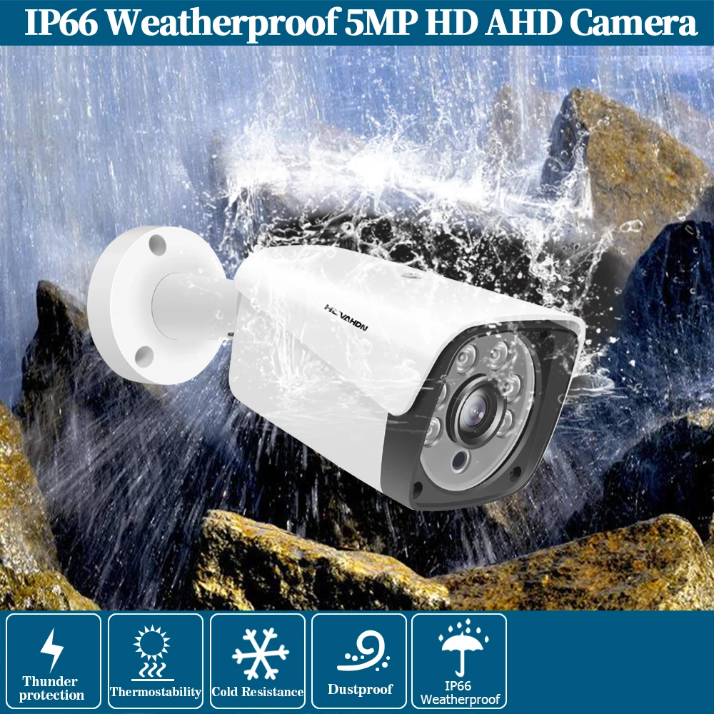 HCAHDN 5MP H.265 16CH POE камера видеонаблюдения системы безопасности DVR комплект Открытый