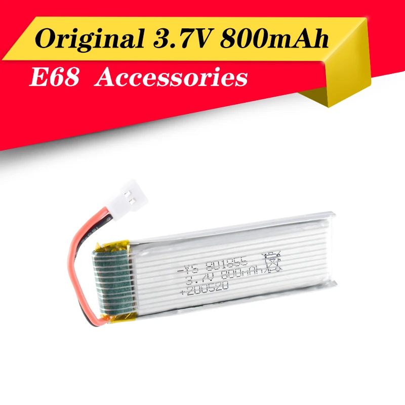 Высокое качество E68 Дрон 2 RC 3 7 V 800mAh Lipo батарея Квадрокоптер запасные части