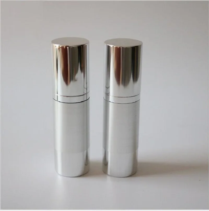 30ml silver airless vacuum pump bottle for lotion/emulsion/serum/liquid foundation/whitening essence skin care cosmetic packing