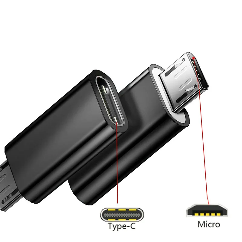 Кабель адаптер для телефона с разъемом типа C к микро usb зарядного устройства Samsung
