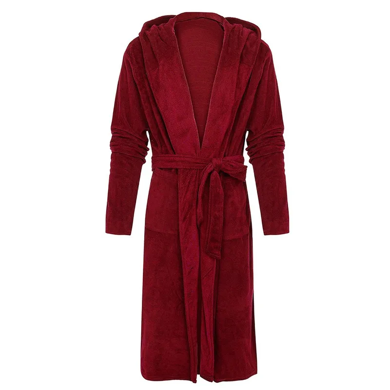 Curling Jacquard Male Bathrobe Set (3 Pcs Set)