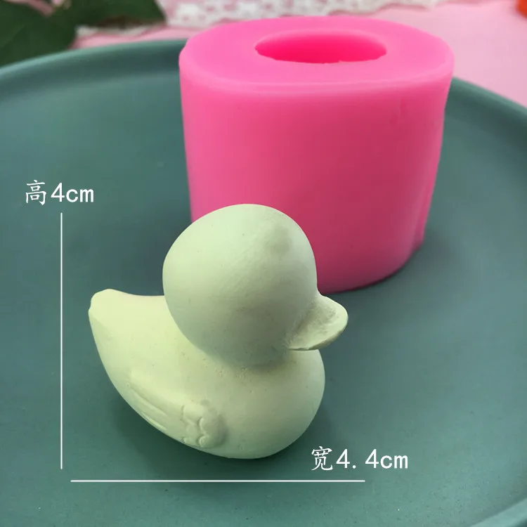 Мультфильм 3D утенок силиконовые формы DIY сахара шоколада выпечки пудинг мусс для