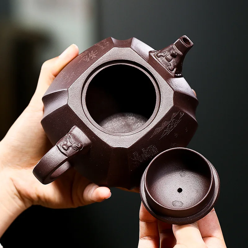 Исин чайник Оригинал моя старая фиолетовая грязь знаменитый фиолетовый глиняный