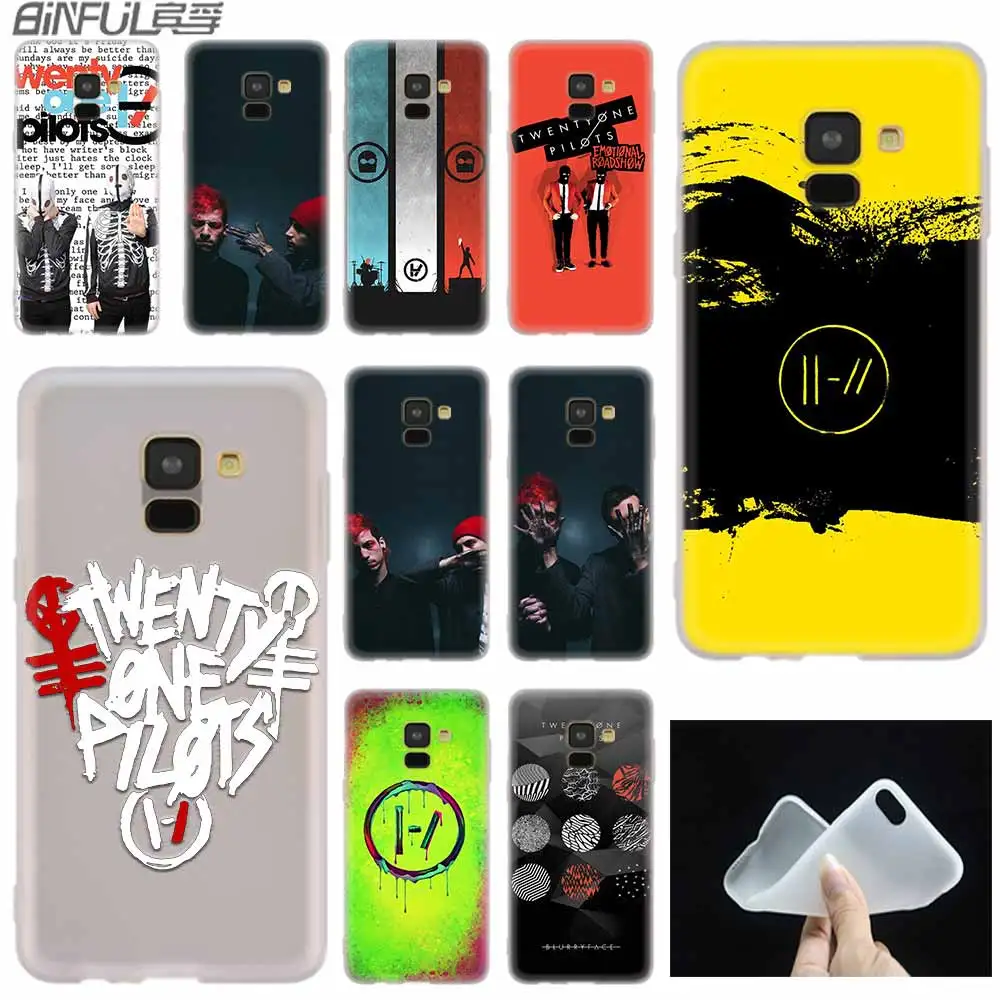 Силиконовый чехол Twenty One Pilots для Samsung A52 A32 A12 A72 A42 A21S 5G A3 A5 A6 A7 A8 Plus 2018 | Мобильные