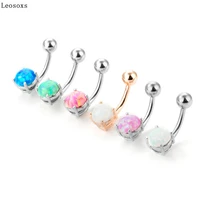 leosoxs 1 pcs hot sale stainless steel belly button nail belly button ring body piercing jewelry