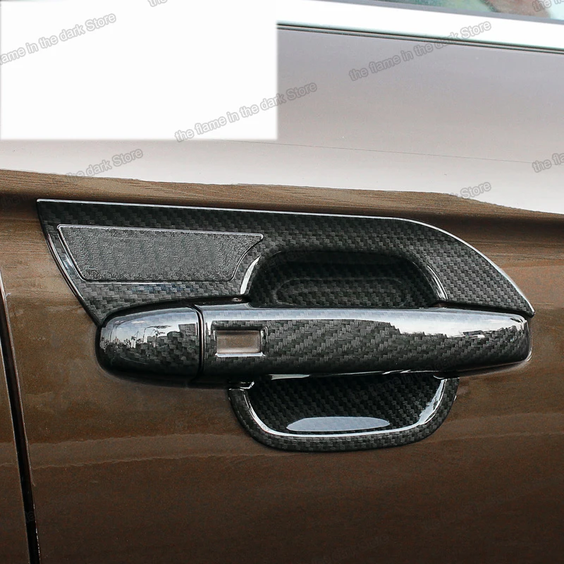 Автомобильная дверная ручка Lsrtw2017 из углеродного волокна планки для дверных