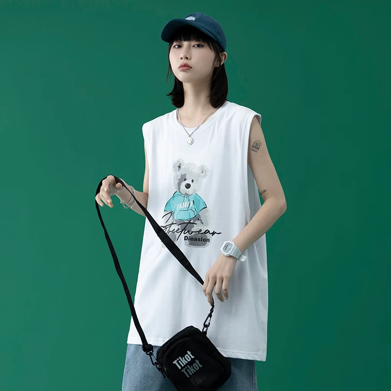 

Брендовая спортивная одежда высокого качества, для занятий бодибилдингом, цельнокроеный жилет для мужчин и женщин фитнес Повседневный Сво...