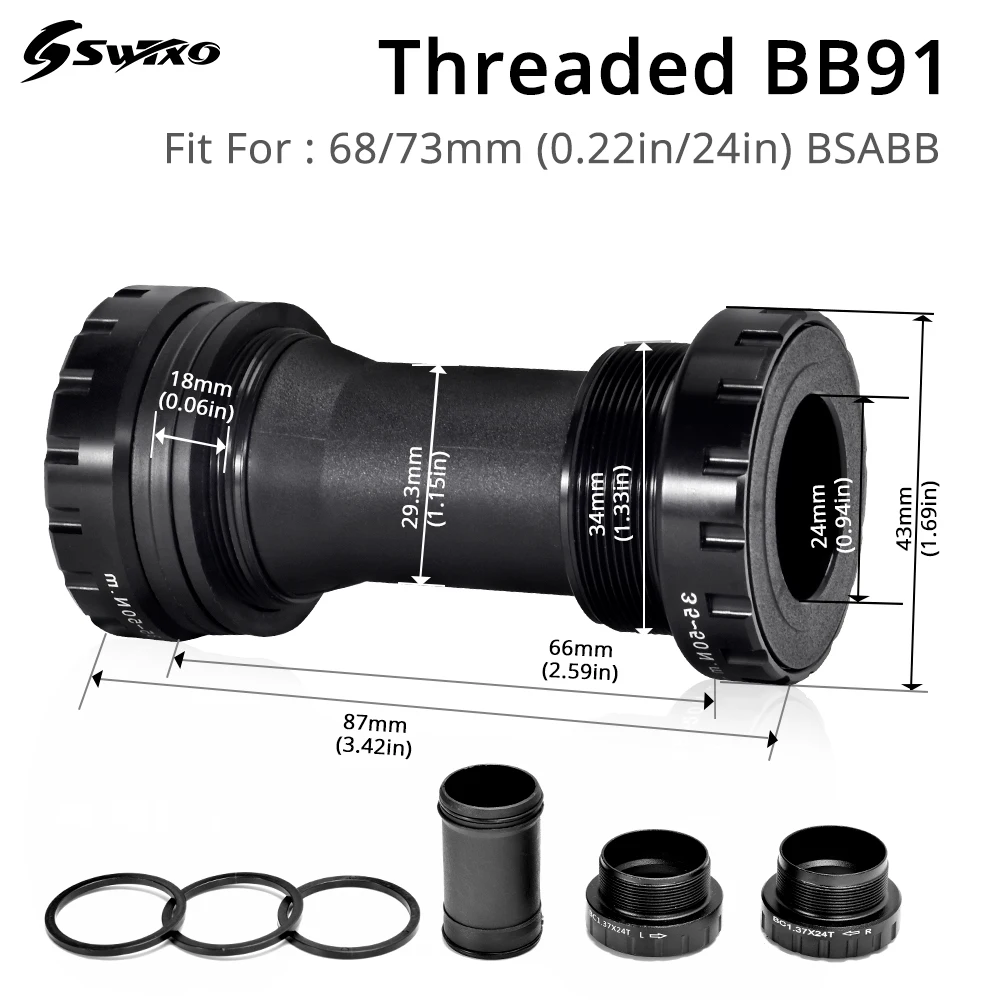 SWTXO Велосипедные шатунные рукава набор 170 мм 104 BCD горный велосипедный каретка с переключателем и звездочкой для Shimano FSA Giant on.