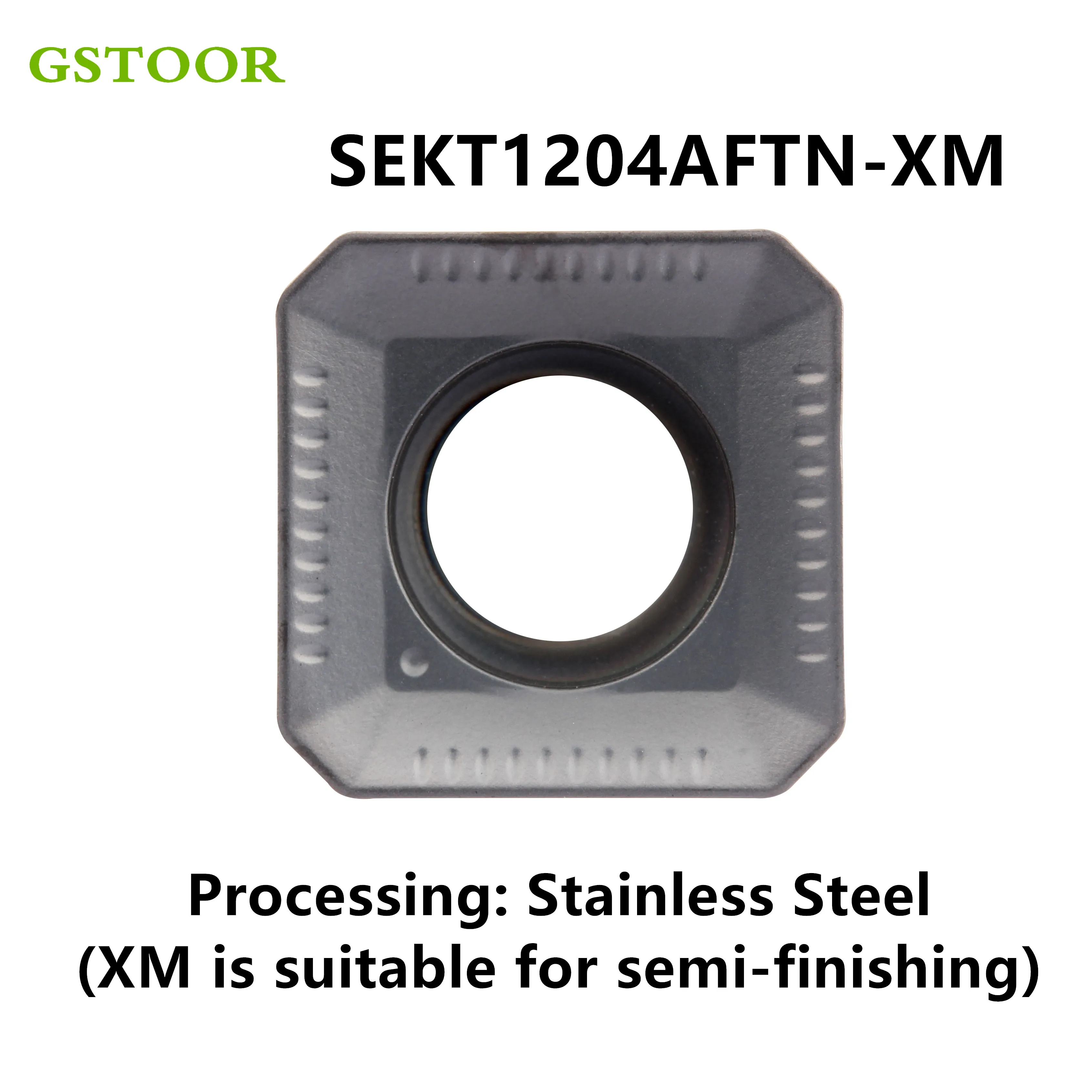 

Вставки карбидные для токарного станка с ЧПУ SEKT1204AFTN XM GM9130, 10 шт.