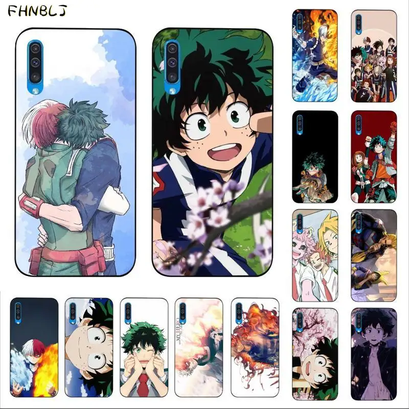 

FHNBLJ Anime My Hero Academia Soft Silicone TPU Phone Cover for Samsung A10 20s 71 51 10 s 20 30 40 50 70 A30s cover
