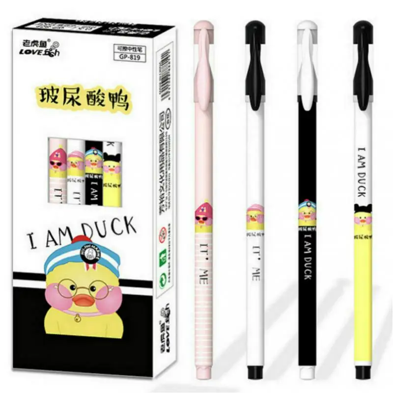 

1Pcs/Sell Kawaii School Supplies Student Stationery 0.5mm cartoon Fish head model Gel Maker Fountain Pen Ink Office Supplies