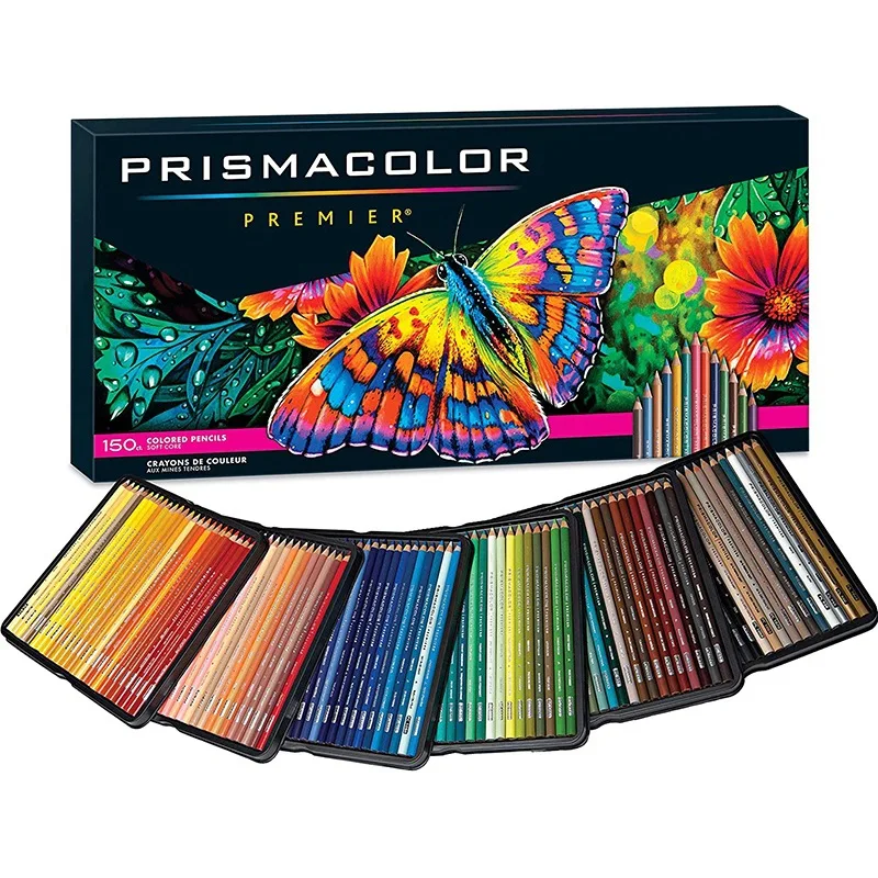 

PRISMACOLOR 150 масляные цветные карандаши 4,0 мм Мягкие деревянные цветные карандаши пастельный карандаш для взрослых окраска для эскиза школьные...