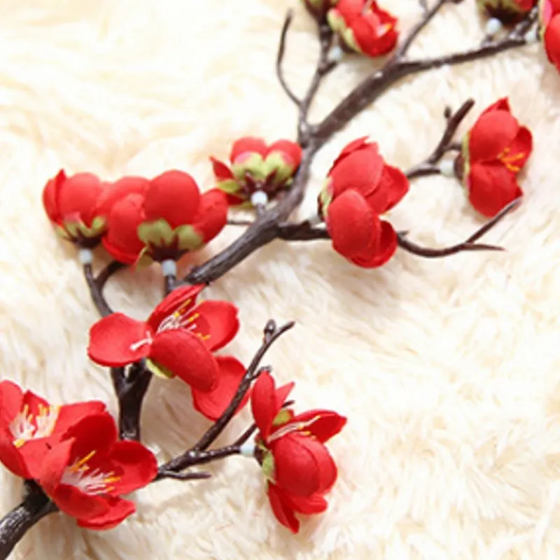 60 см plum цветы моделирования цветок вишни для украшения дома свадебные