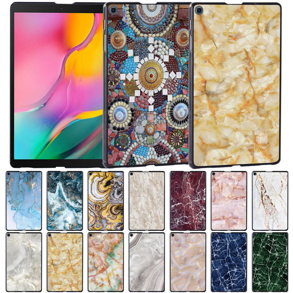 

For Samsung Galaxy Tab A 10.1(T580/510)/A 9.7 T550/10.5 T590/S5e(T720/725)/E 9.6(T560/561) Marble Tablet Case
