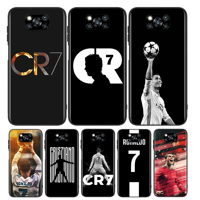 CR7 Роналду для Xiaomi Poco X3 NFC M2 X2 F2 F3 C3 M3 F1 Pro Mi Play Mix 3 A3 A2 A1 6 Lite мягкий чехол
