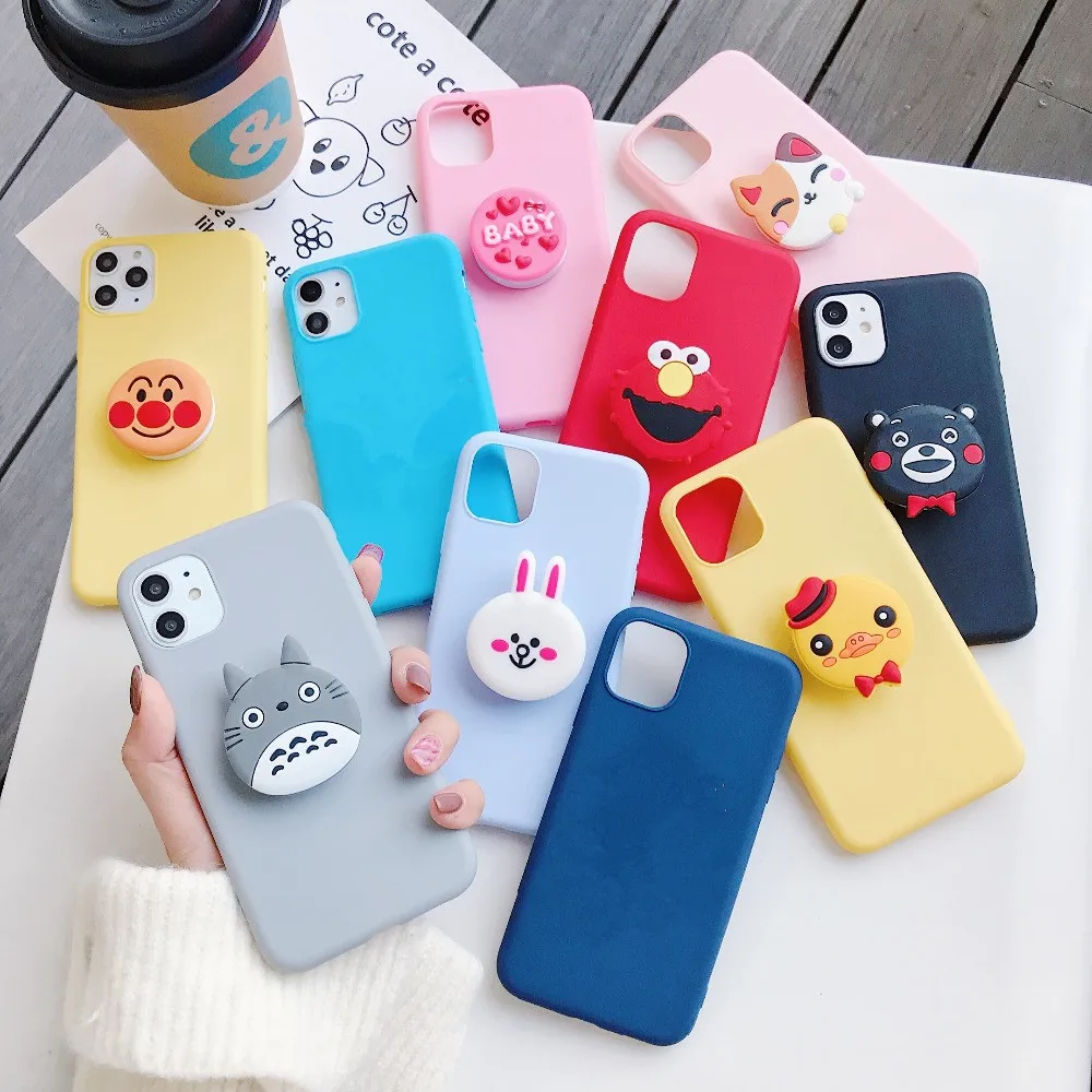 Чехол-подставка с 3D мультяшным держателем для xiaomi redmi note 6 7 8 pro 8T 8A 7A K20 5 Plus 4A 4X 5A 6A