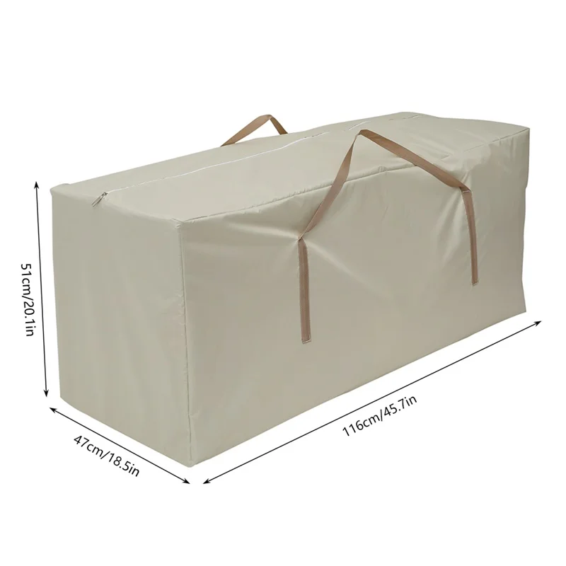 

Large Waterproof Furniture Cushion Storage Bag Outdoor Garden Zipper Dustproof Protective Cover Christmas Tree Storage Bag