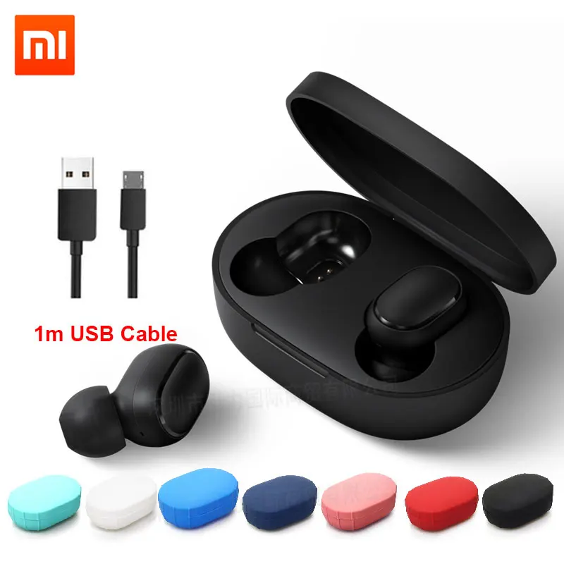 Xiaomi Redmi Airdots 2 TWS Bluetooth беспроводные наушники стерео Бас 5 0 Eeadphones с микрофоном Handsfree