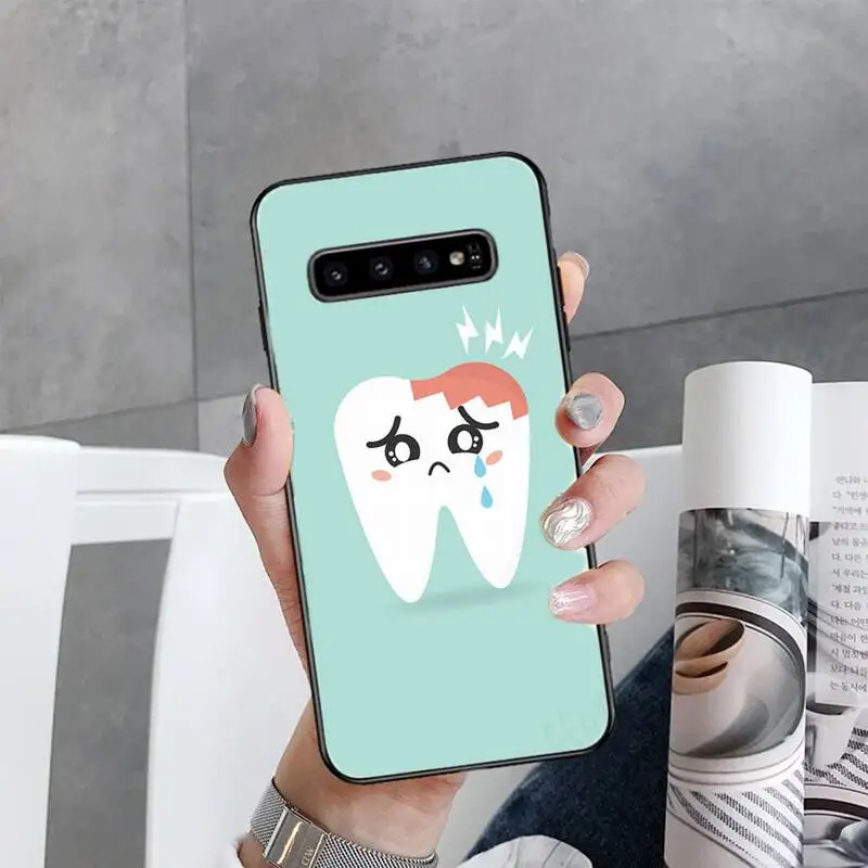 

NEW ARRIVAL Dental Definitions tooth Phone Cases For Samsung Galaxy S7 S8 S9 S10 S10e S20 s21 s30 plus lite Ultra 5g