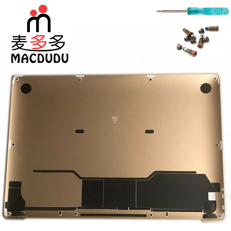 

Новая Серебристая объемная серо-Золотая подкладка для Macbook Air Retina 13 дюймов A1932 Нижняя крышка корпуса 2018 2019 EMC 3184 MRE82