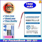 Аккумулятор высокой емкости LOSONCOER 1500 мАч для PocketBook 360 PocketBook 301 , 301 Plus 601, аккумулятор kobo N647