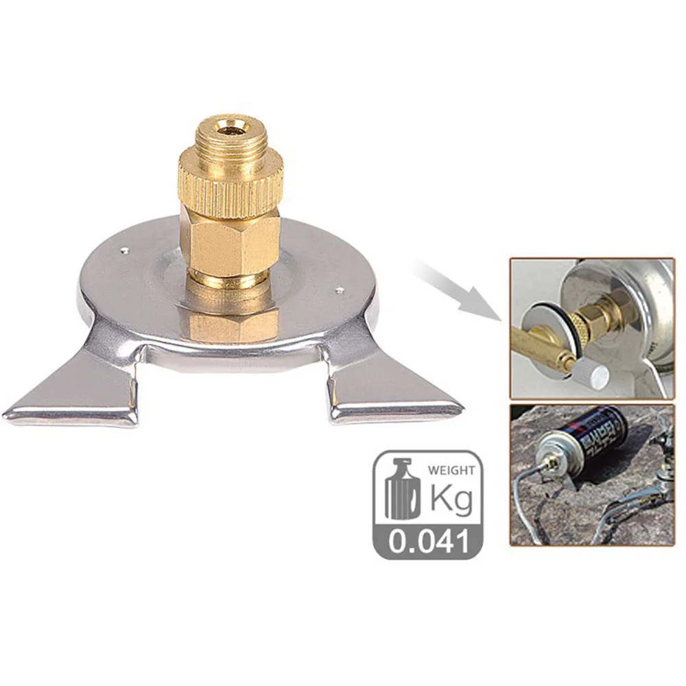 Открытый газовый переходник для горелки голова длинный плоский бак