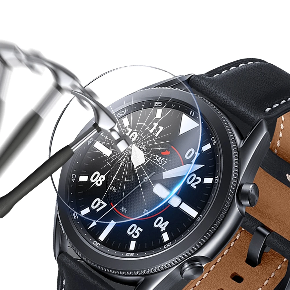 Фото 1/2/3 шт. Защитная пленка для экрана Samsung Gear S2 S3 2 R380 Sport Galaxy Watch 41/42/45/46 мм закаленное