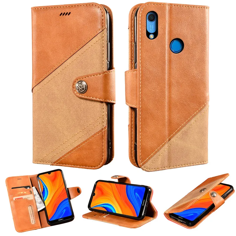 

flip case for Huawei Y6s book leather wallet case magnetic Shockproof phone case on Huawei Y6s cover 360 shell
