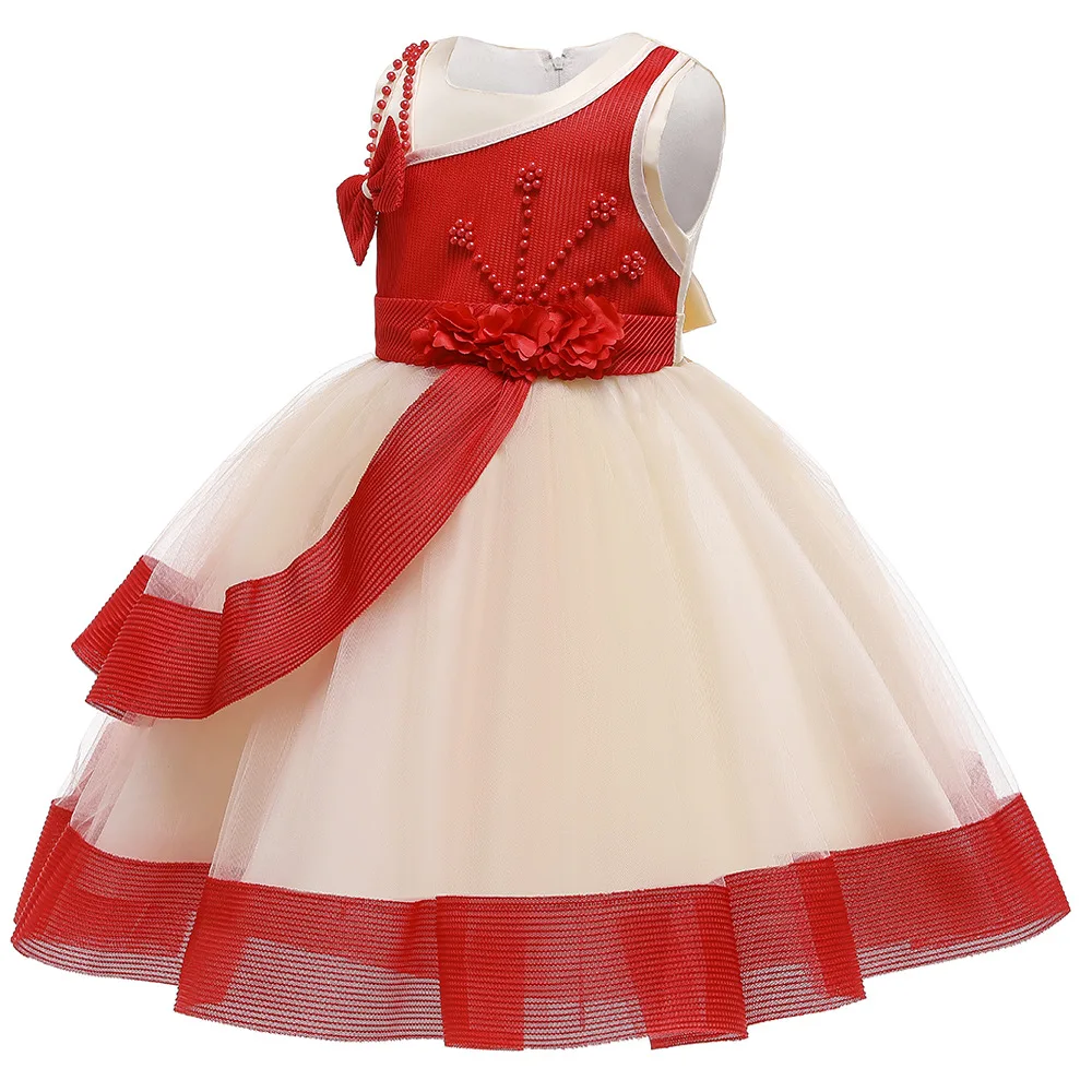 6M-10 Years Kids Dress for Girls Wedding Lace Girl Elegant Princess Party Pageant Formal Gown For Teen Children | Детская одежда и