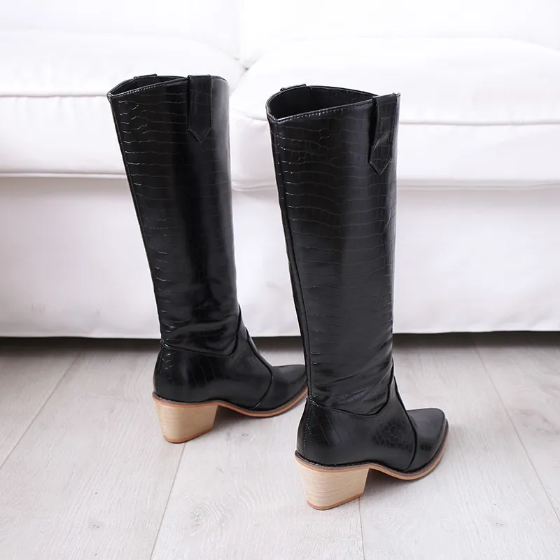 Heels Women's Boots Nubuck Zip Pointed Toe Retro Fashion Autumn Ankle Boots  heel Winter Shoes Women