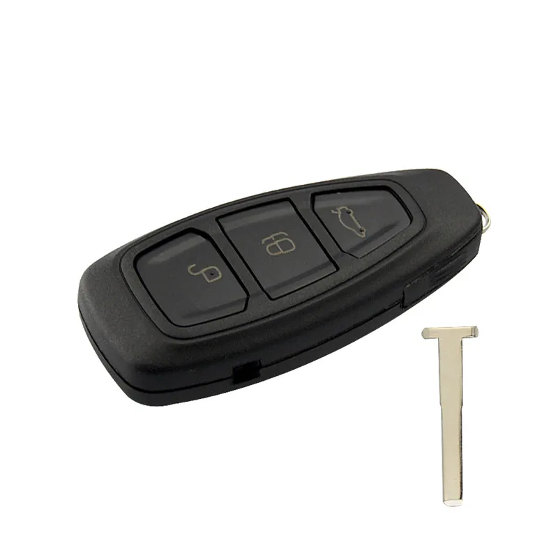 

Смарт-ключ для Ford Mondeo, Fiesta, Focus, титановый, 3 кнопки