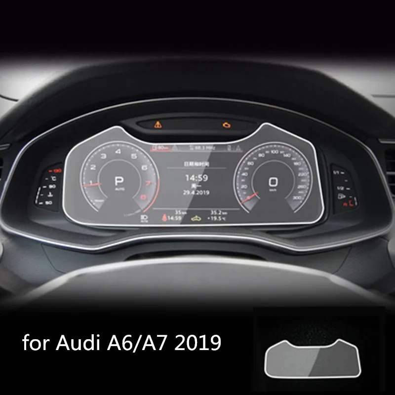 Для Audi A6 A7 2019 Автомобильная приборная панель Закаленное стекло Защитная пленка